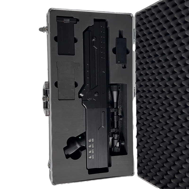  陆河手持便携式枪型低空防御反制四通道B型